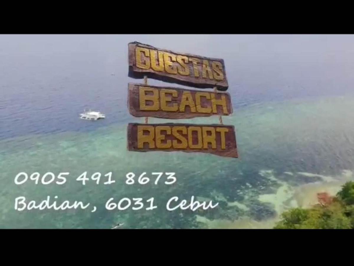 Cuestas Beach Resort And Restaurant Badian Eksteriør billede